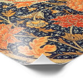 William Morris Cray Floral Art Nouveau Pattern Fotodruck (Ecke)