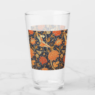 William Morris Cray Floral Art Nouveau Pattern Glas