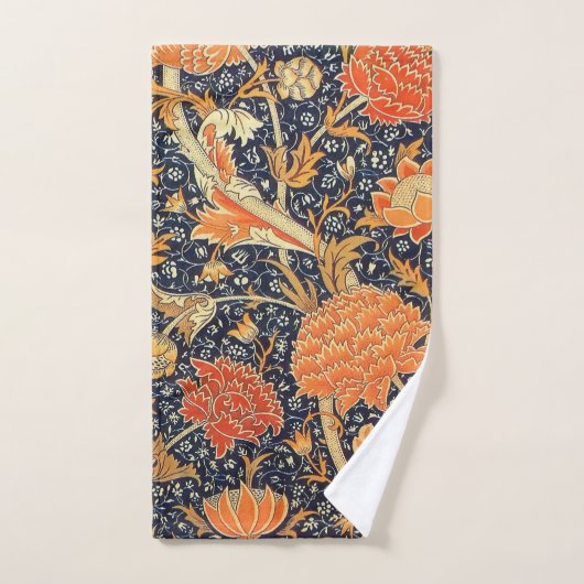 William Morris Cray Floral Art Nouveau Pattern Handtuch (Handtuch)