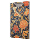 William Morris Cray Floral Art Nouveau Pattern Klemmbrett (Links)