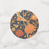 William Morris Cray Floral Art Nouveau Pattern Konfetti (Klein Vorderseite)