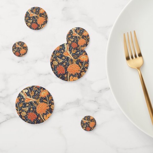William Morris Cray Floral Art Nouveau Pattern Konfetti (Gruppe)