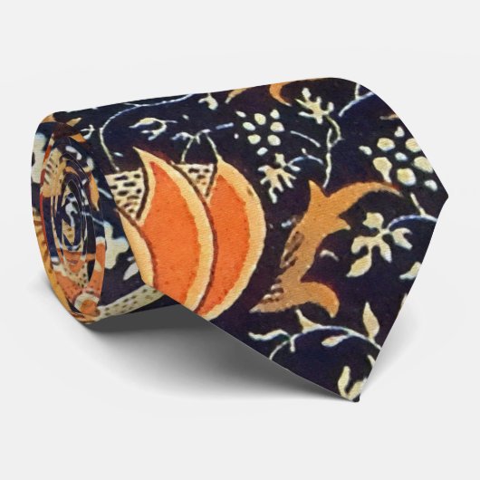 William Morris Cray Floral Art Nouveau Pattern Krawatte (Gerollt)