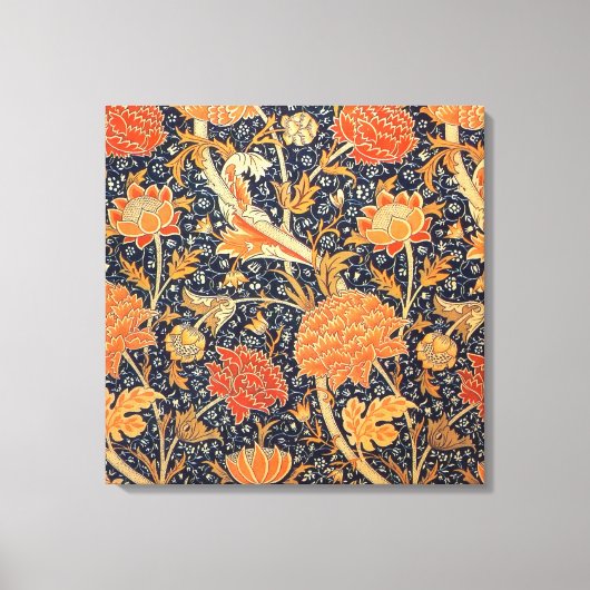 William Morris Cray Floral Art Nouveau Pattern Leinwanddruck (Vorderseite)