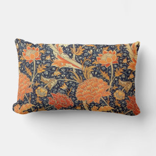 William Morris Cray Floral Art Nouveau Pattern Lendenkissen