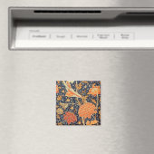 William Morris Cray Floral Art Nouveau Pattern Magnet (In Situ (Geschirrspüler))