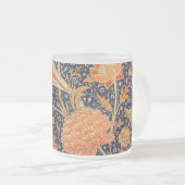 William Morris Cray Floral Art Nouveau Pattern Mattglastasse (VorderseiteRechts)