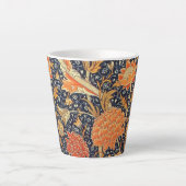 William Morris Cray Floral Art Nouveau Pattern Milchtasse (Vorderseite)
