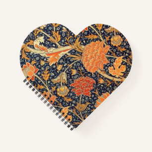 William Morris Cray Floral Art Nouveau Pattern Notizblock