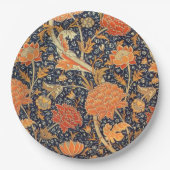 William Morris Cray Floral Art Nouveau Pattern Pappteller (Vorderseite)