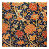 William Morris Cray Floral Art Nouveau Pattern Poster (Vorderseite)