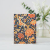 William Morris Cray Floral Art Nouveau Pattern Postkarte (Stehend Vorderseite)