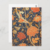 William Morris Cray Floral Art Nouveau Pattern Postkarte (Vorne/Hinten)