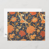 William Morris Cray Floral Art Nouveau Pattern Postkarte (Vorne/Hinten)