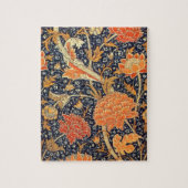 William Morris Cray Floral Art Nouveau Pattern Puzzle (Vertikal)