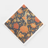 William Morris Cray Floral Art Nouveau Pattern Serviette (Ecke)