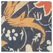 William Morris Cray Floral Art Nouveau Pattern Stoff (Nahaufnahme)
