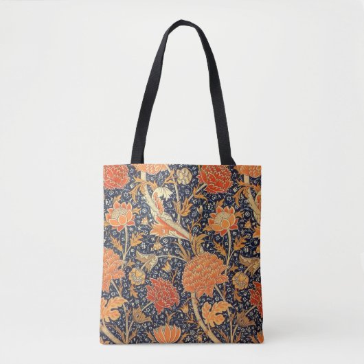 William Morris Cray Floral Art Nouveau Pattern Tasche (Vorderseite)