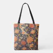 William Morris Cray Floral Art Nouveau Pattern Tasche (Rückseite)