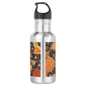William Morris Cray Floral Art Nouveau Pattern Trinkflasche (Rückseite)