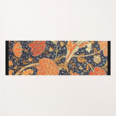 William Morris Cray Floral Art Nouveau Pattern Yogamatte (Vorderseite (Horizontal))