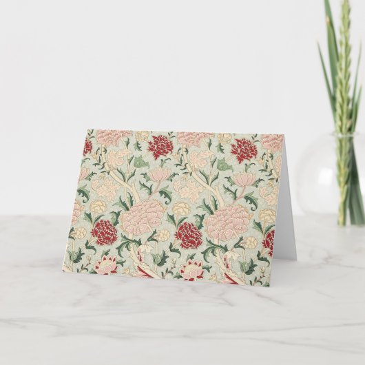 William Morris Cray Floral Karte (Vorderseite)
