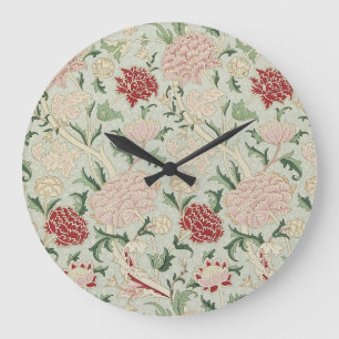 William Morris Cray Floral Pre-Raphaelite Vintag Große Wanduhr