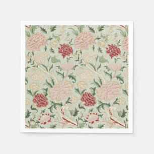 William Morris Cray Floral Pre-Raphaelite Vintag Serviette