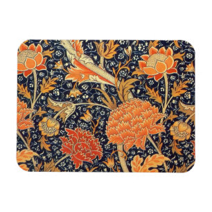 William Morris Cray Florales Art Nouveau Muster Magnet