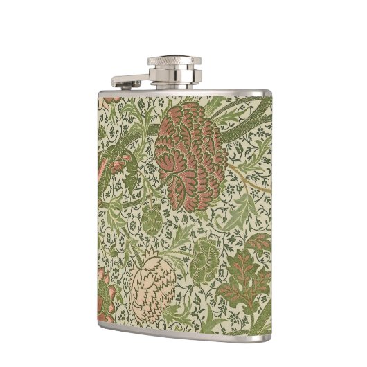 William Morris Cray Sage Blume Floral Botanical Flachmann (Links)