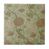 William Morris Cray Sage Blume Floral Botanical Fliese (Vorderseite)