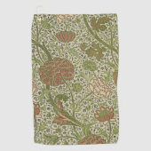 William Morris Cray Sage Blume Floral Botanical Golfhandtuch (Vorderseite)