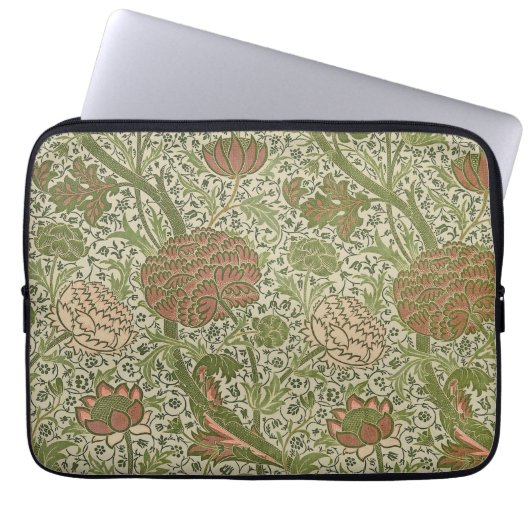 William Morris Cray Sage Blume Floral Botanical Laptopschutzhülle (Vorderseite)