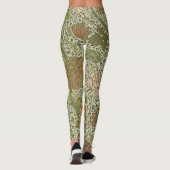 William Morris Cray Sage Blume Floral Botanical Leggings (Rückseite)