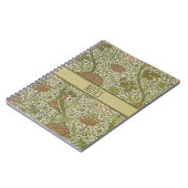 William Morris Cray Sage Blume Floral Botanical Notizblock (Linke Seite)