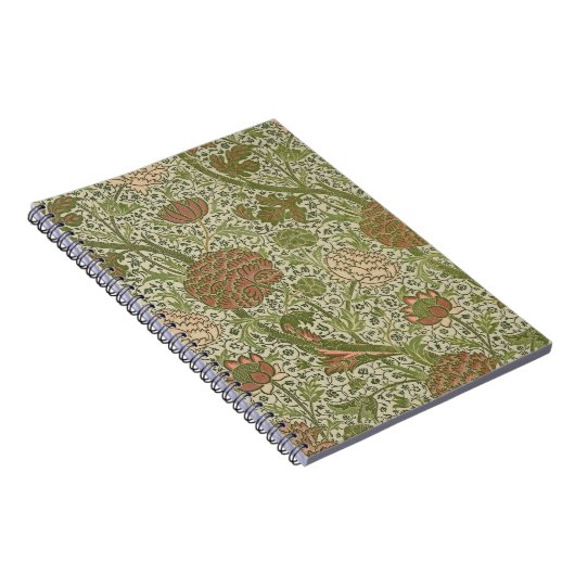 William Morris Cray Sage Blume Floral Botanical Notizblock (Rechte Seite)