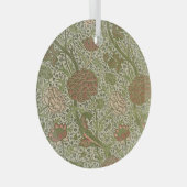 William Morris Cray Sage Blume Floral Botanical Ornament Aus Glas (Vorderseite Rechts)