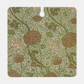 William Morris Cray Sage Blume Floral Botanical Ornament Aus Metall (Rückseite)