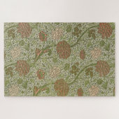 William Morris Cray Sage Blume Floral Botanical Puzzle (Horizontal)