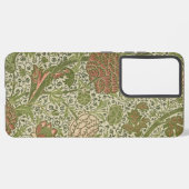 William Morris Cray Sage Blume Floral Botanical Samsung Galaxy Hülle (Linke Seite)