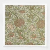 William Morris Cray Sage Blume Floral Botanical Serviette (Vorderseite)