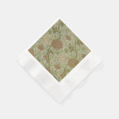 William Morris Cray Sage Blume Floral Botanical Serviette (Ecke)