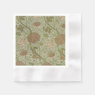William Morris Cray Sage Blume Floral Botanical Serviette