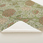 William Morris Cray Sage Blume Floral Botanical Sherpadecke (3/4)