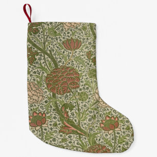 William Morris Cray Sage Blume Floral Botanisch Kleiner Weihnachtsstrumpf