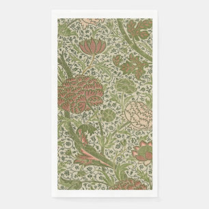 William Morris Cray Sage Blume Floral Botanisch Serviette