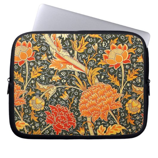 William Morris Cray Tapete Blumenmuster Laptopschutzhülle (Vorderseite)