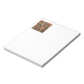 William Morris Cray Tapete Blumenmuster Notizblock (Rotiert)