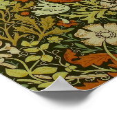 William Morris - Cray-Textildesign Poster (Ecke)