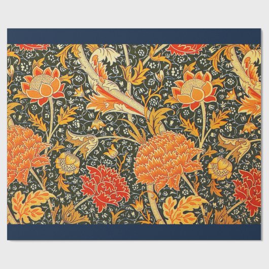 William Morris Cray Wallpaper Blume Pattern Geschenkpapier (Flach)